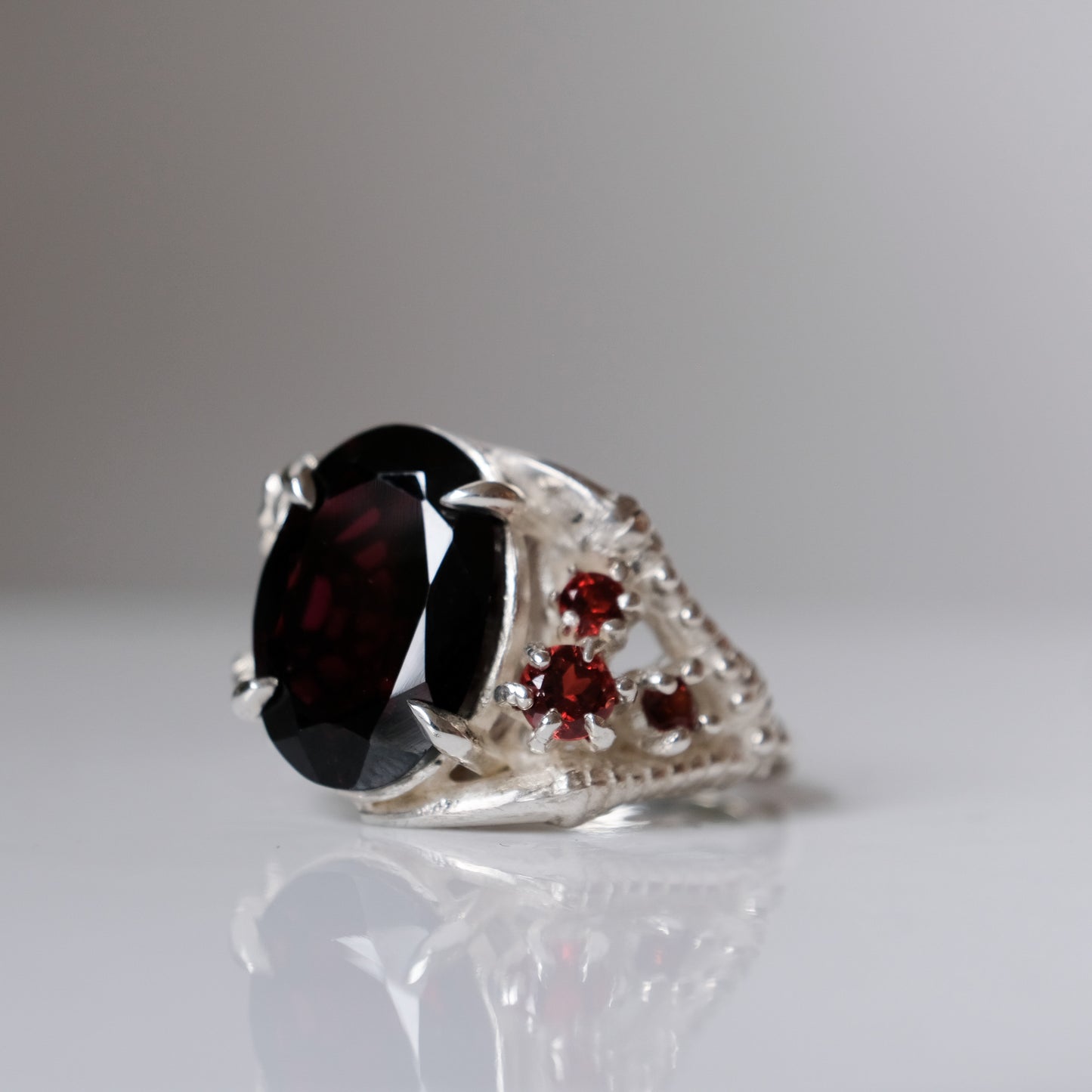 TALON garnet ring