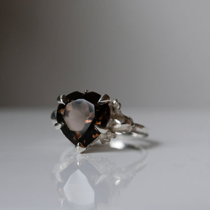 ERZULIE smokey quartz ring