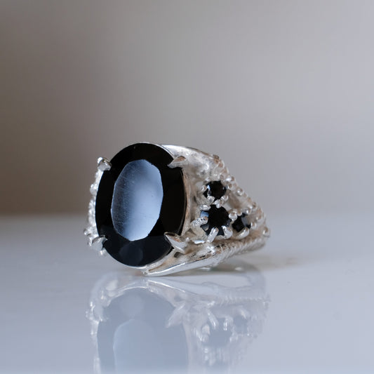 TALON black spinel ring