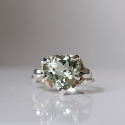 ERZULIE mint quartz ring