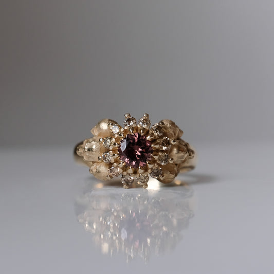 CERBERUS garnet ring