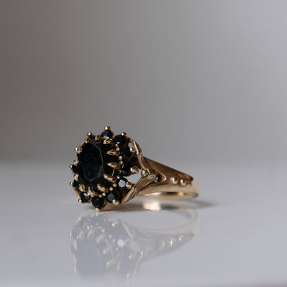 MARTHA black spinel ring