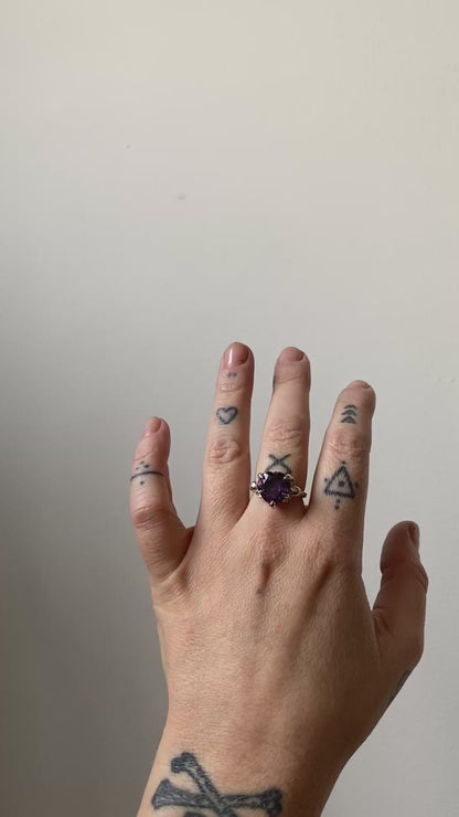 ERZULIE amethyst ring